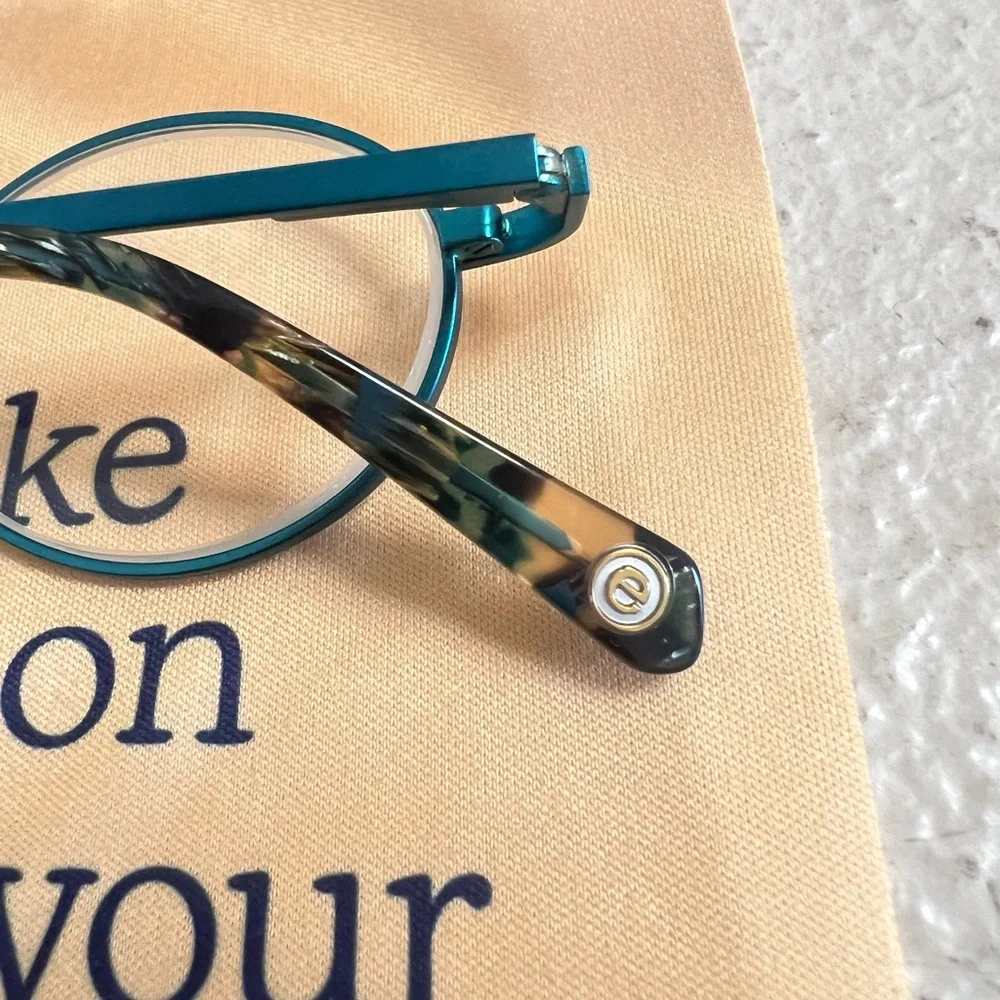 Eyebobs Teal Round Reading Glasses Unisex